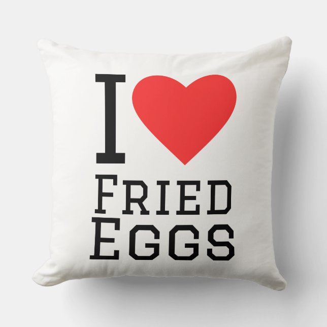 Almofada I love fried eggs (Frente)
