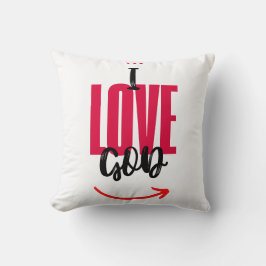Almofada "I Love God"
