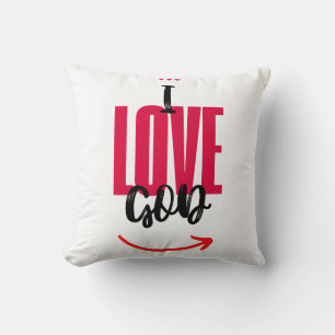 Almofada "I Love God"