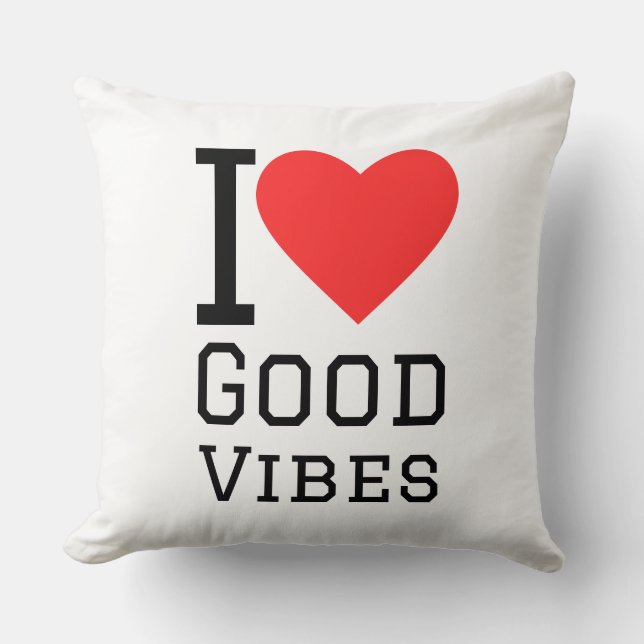 Almofada I love good vibes (Frente)