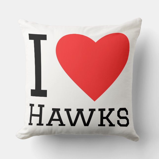 Almofada I love hawks (Frente)