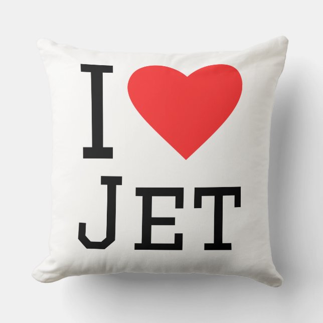 Almofada I love jet (Frente)