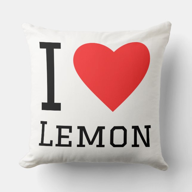 Almofada I love lemon (Frente)