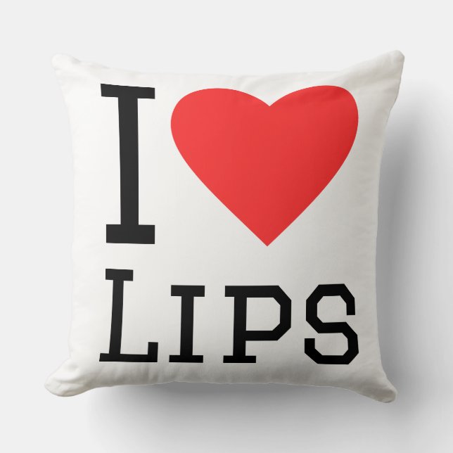 Almofada I love lips (Frente)