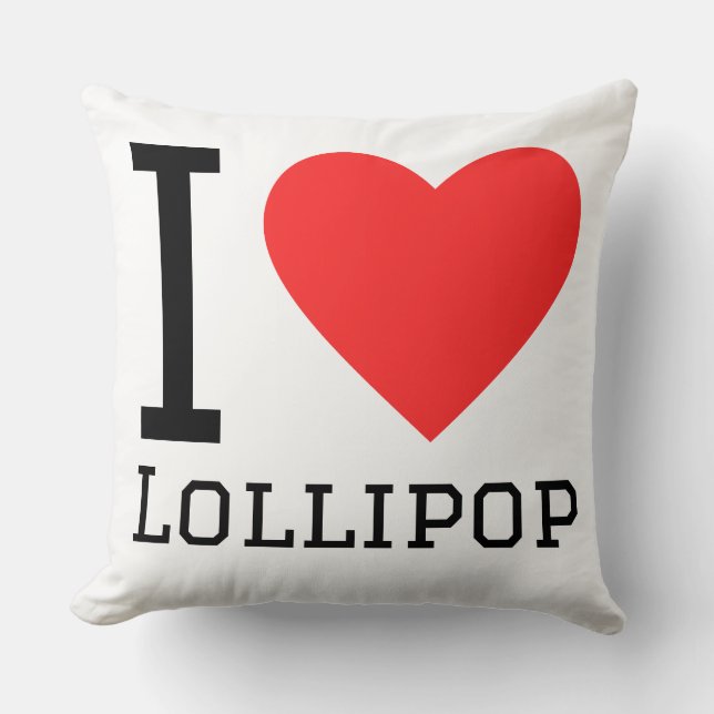 Almofada I love lollipop (Frente)