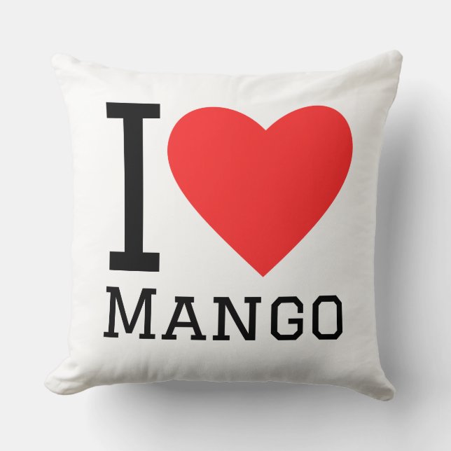 Almofada  I love mango  (Frente)