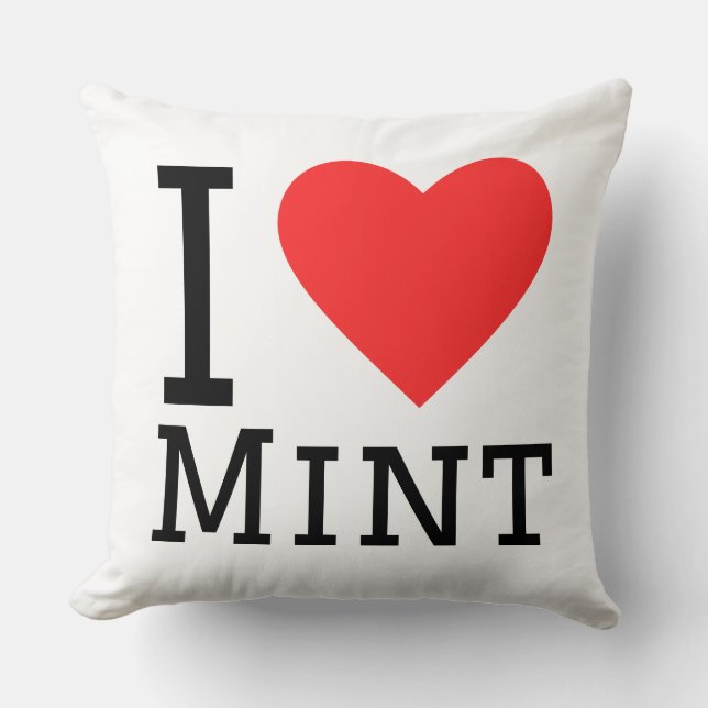 Almofada I love mint (Frente)