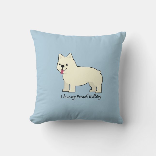 Almofada I love my French Bulldog (Frente)