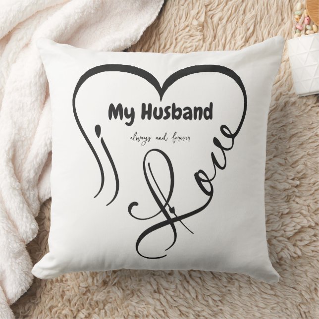 Almofada I Love My Husband • Always and forever (Cobertor)
