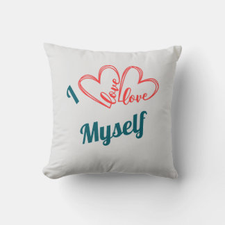 Almofada I Love Myself - Self-Care Button