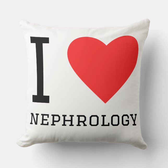 Almofada I love nephrology  (Frente)