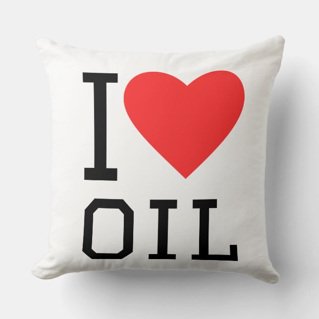 Almofada I love oil (Frente)