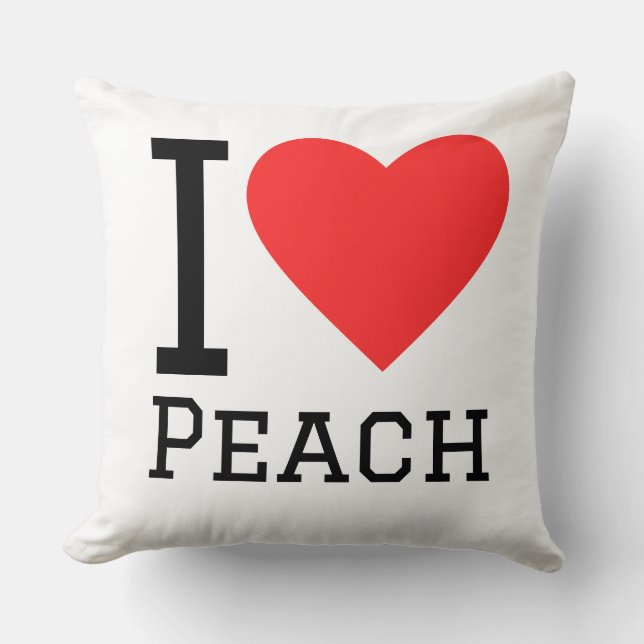 Almofada I love peach (Frente)