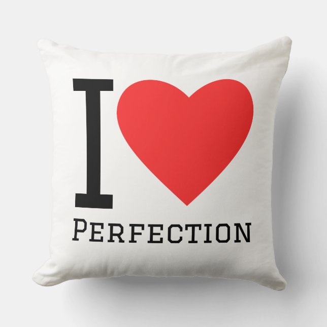 Almofada I love perfection (Frente)