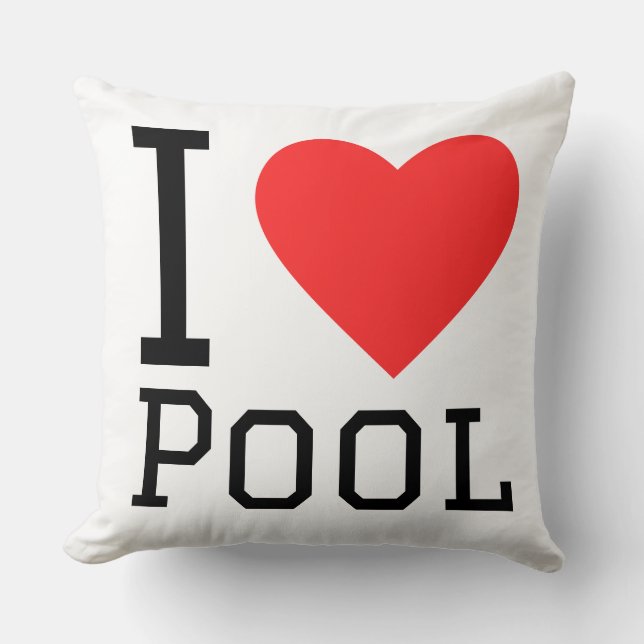 Almofada I love Pool (Frente)