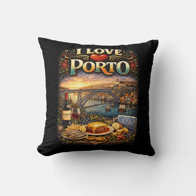 Almofada I Love Porto (Frente)
