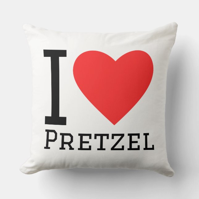 Almofada I love pretzel  (Frente)