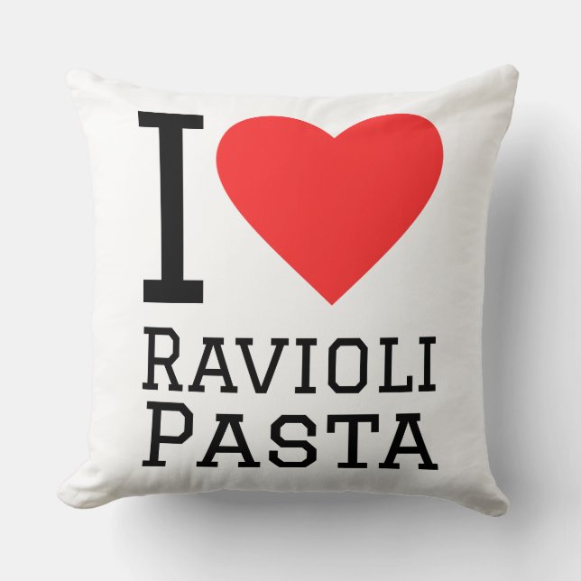 Almofada I love ravioli pasta (Frente)