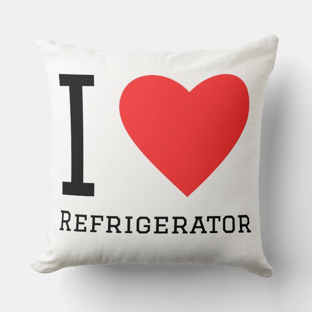 Almofada I love refrigerator (Frente)