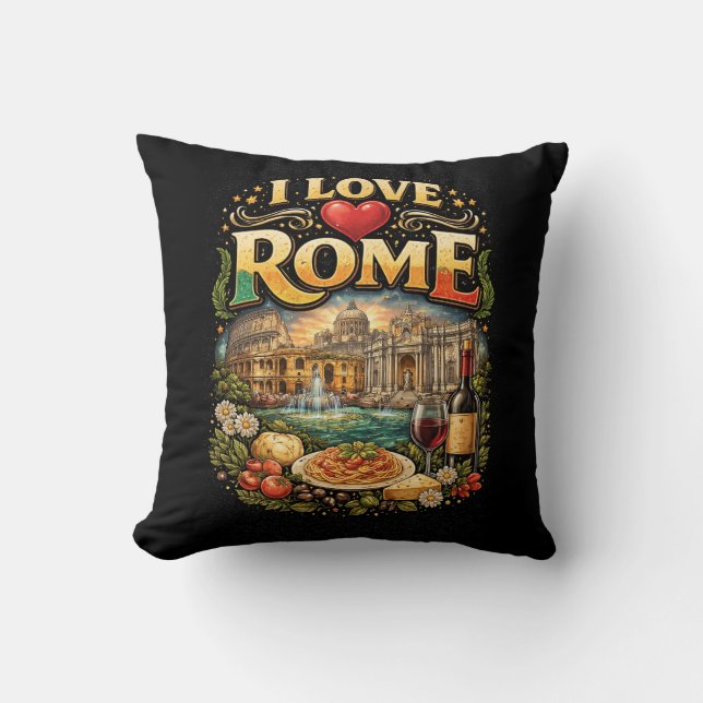 Almofada I Love Rome (Frente)