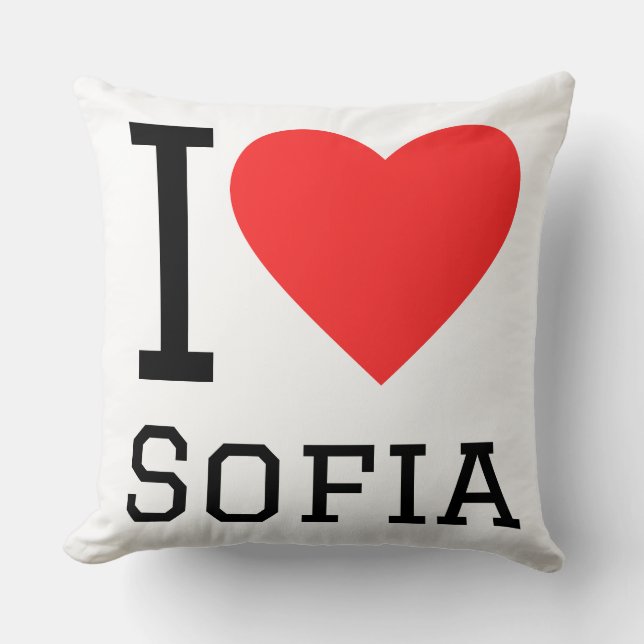 Almofada I love Sofia  (Frente)