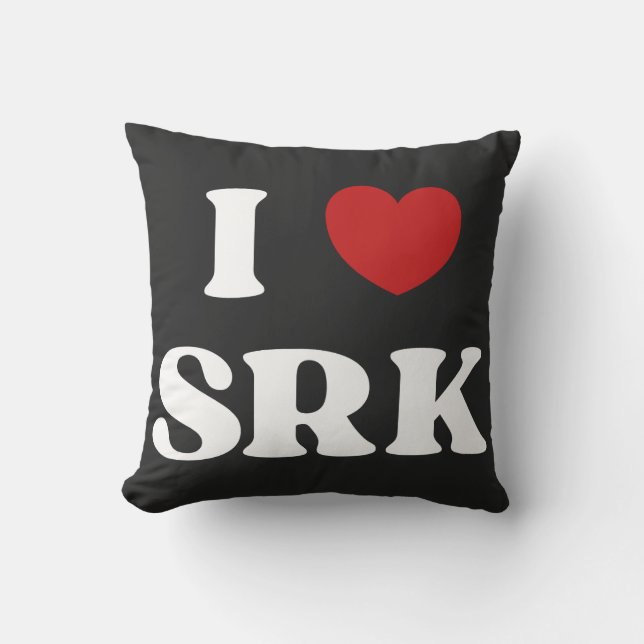 Almofada I love SRK - I Love Shahrukh Khan (Frente)