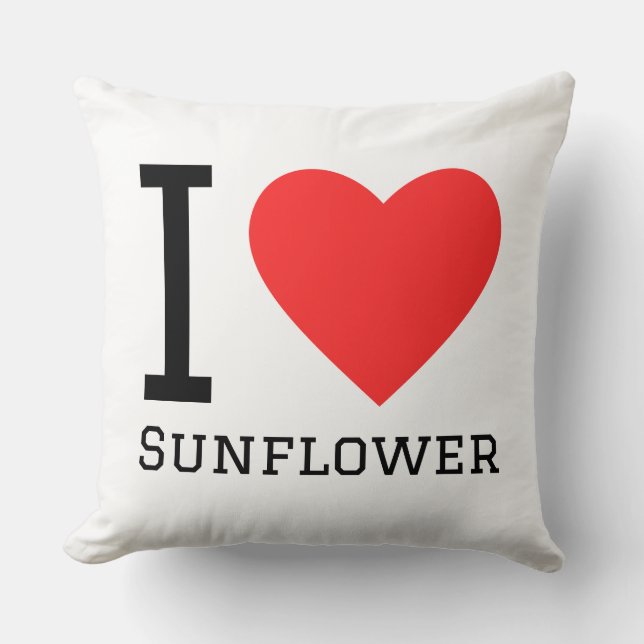 Almofada I love sunflower (Frente)