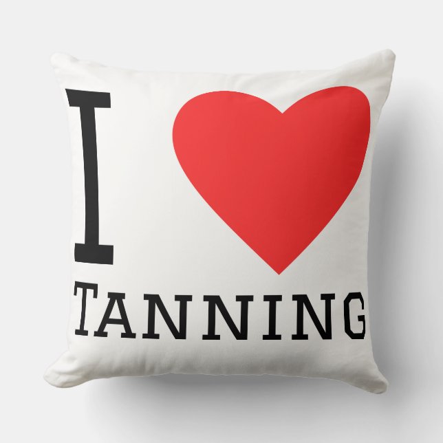Almofada I love tanning (Frente)