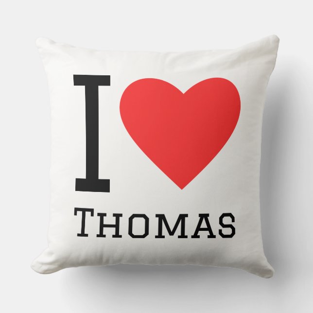 Almofada I love thomas (Frente)