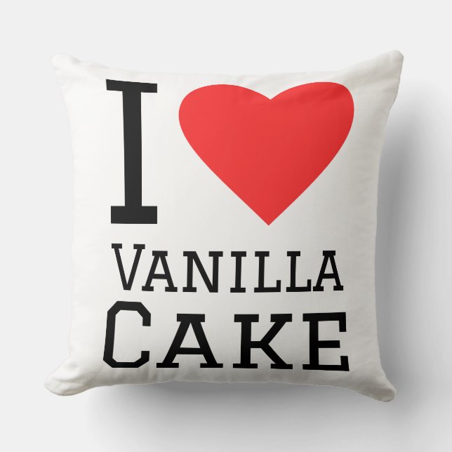 Almofada I love vanilla cake  (Frente)