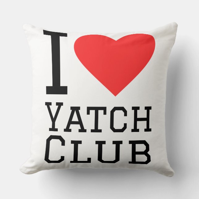 Almofada I love yatch club (Frente)