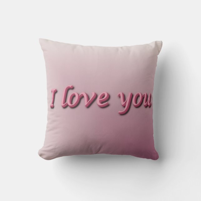 Almofada I love you. (Frente)