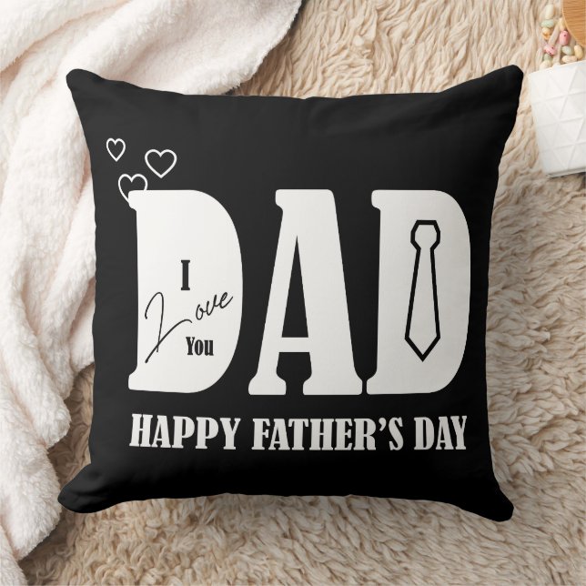 Almofada I Love You Dad Tie Hearts (Cobertor)