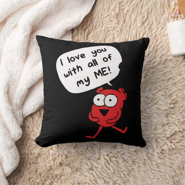 Almofada I Love You With All My Me – Cute Valentine (Cobertor)
