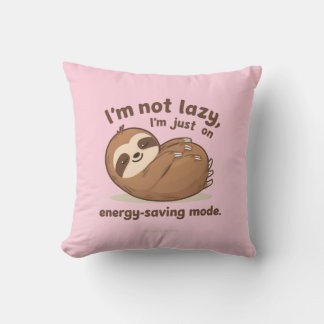 Almofada I’m Not Lazy I’m Just on Energy Saving Mode Pillow