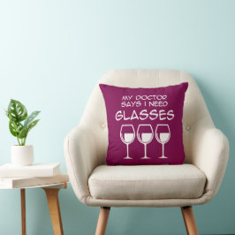 Almofada I need glasses