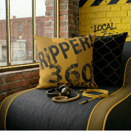 Almofada I-Ripper – Série Black & Gold de dupla face