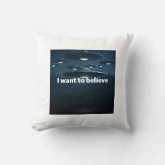 Almofada I want to believe