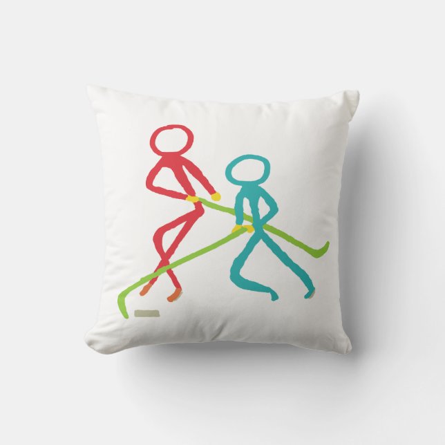 Almofada Ice Hockey Stickmen (Frente)