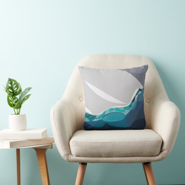 Almofada Iceberg Oceano  (Cadeira)