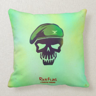 Almofada Ícone da cabeça da bandeira do rick do pelotão 