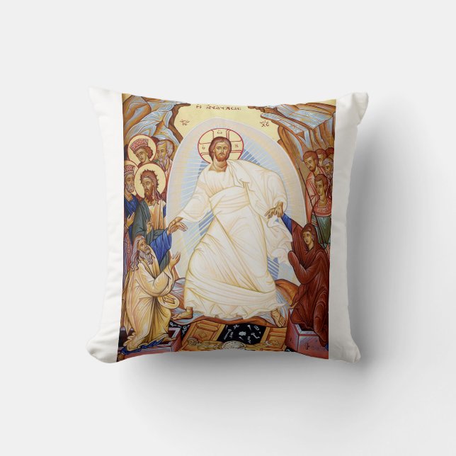 Almofada Ícone Ortodoxo da Ressurreição da Anastase (Frente)