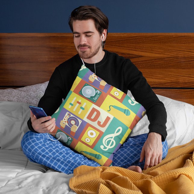 Almofada Icônica de Jockey de Disco Profissional Projetada (Criador carregado)