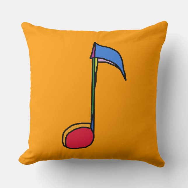 Almofada ideia de música de decoração de sala (Frente)