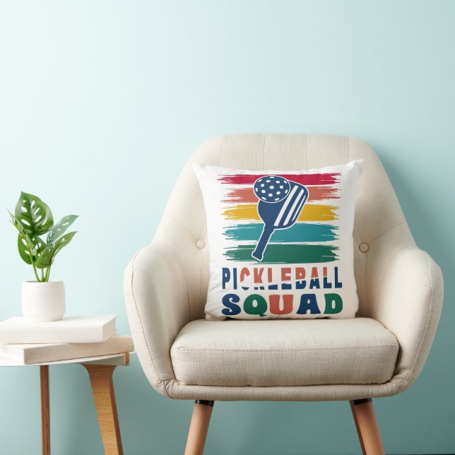 Almofada Ideia de presente para jogadores de pickleball (Cadeira)