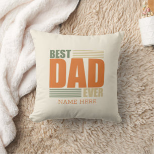 Almofada Ideias de presente personalizadas do melhor pai do
