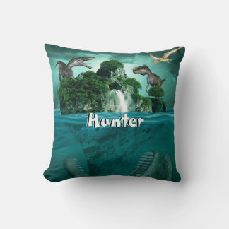 Almofada Ilha do Dinossauro Personalizada