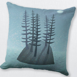 Almofada Ilha na Arte Oceânica