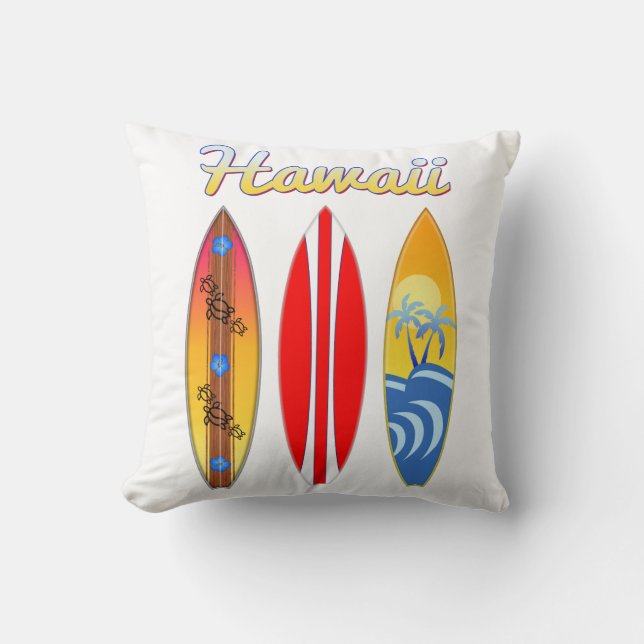 Almofada Ilhas Surfboards Hawaii (Frente)