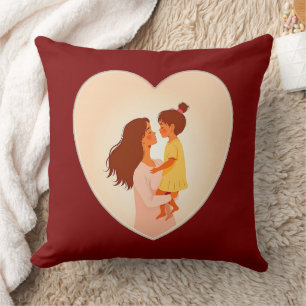 Almofada Illustration of the love between mother and daught